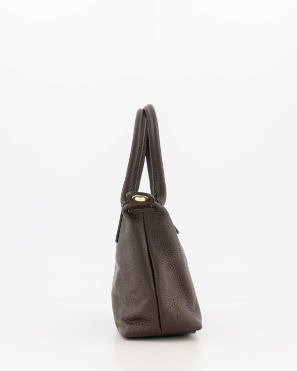 STIJL STUDIO Chantal tas leer donkerbruin