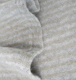 SJAALMANIA Cosy Chic  sjaal stripes pearl grey / sand