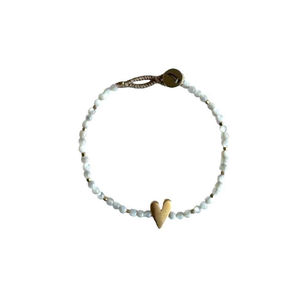 IBU JEWELS Armband LULU Rosie Mother of Pearl