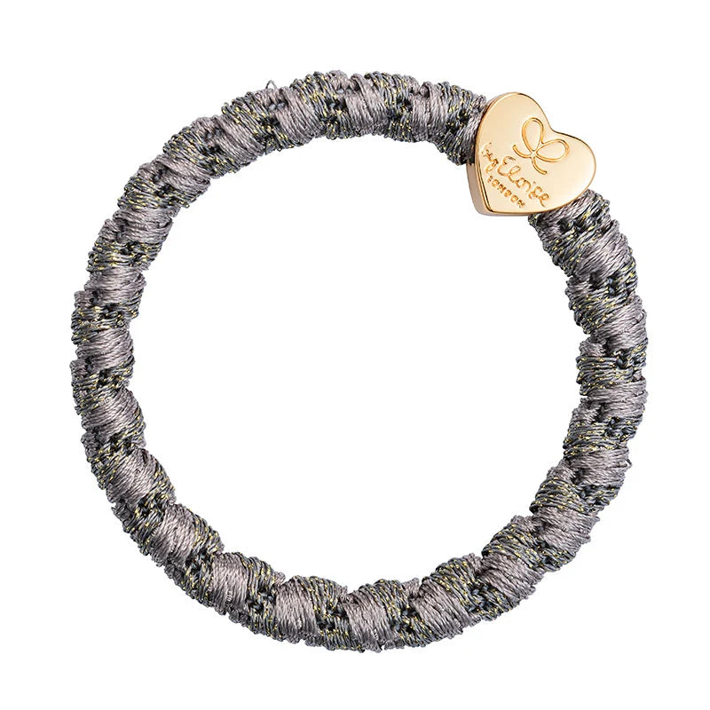 By Eloise London haarelastiek pebble grey