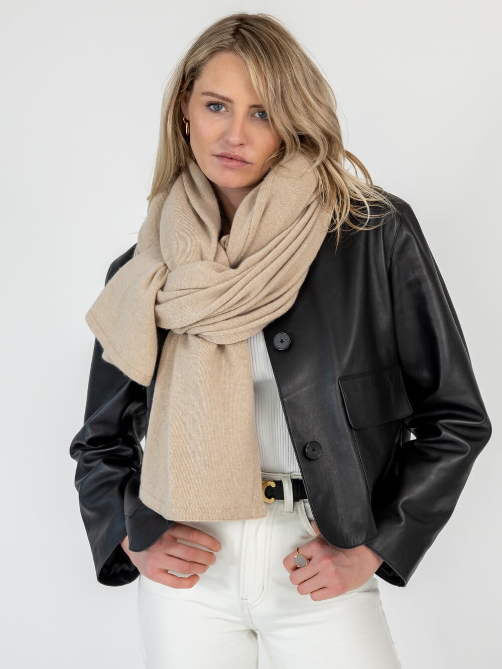 SJAALMANIA Cosy Chic sjaal Light Beige
