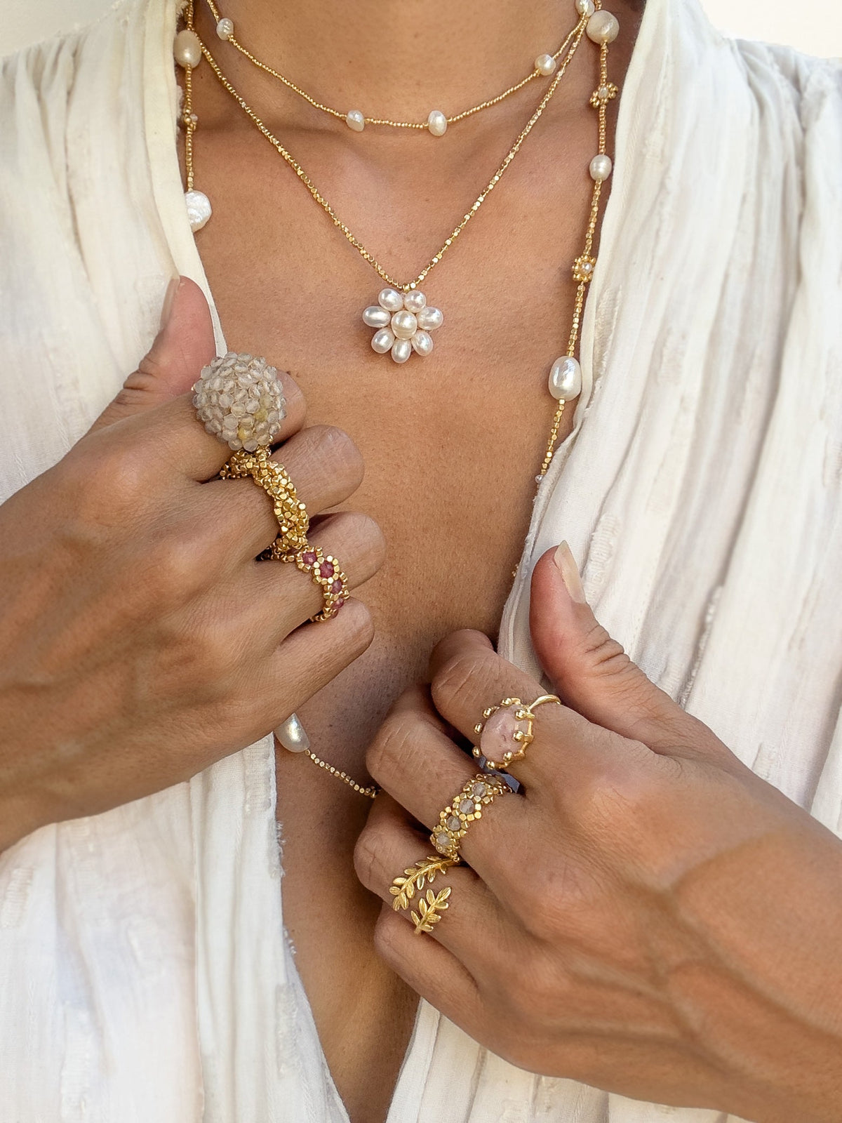 IBU JEWELS necklace fleur