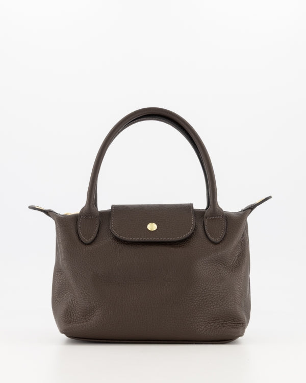 STIJL STUDIO Chantal tas leer donkerbruin