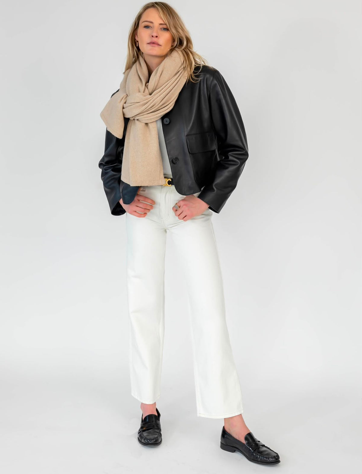 SJAALMANIA Cosy Chic Sjaal Light Beige