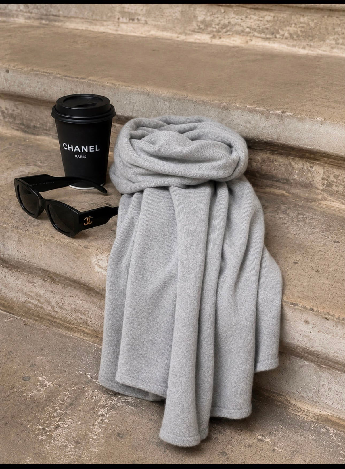 SJAALMANIA Cosy Chic  Sjaal pearl grey