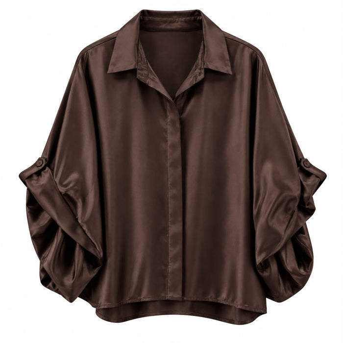 STIJL STUDIO BALLOON blouse satijn
